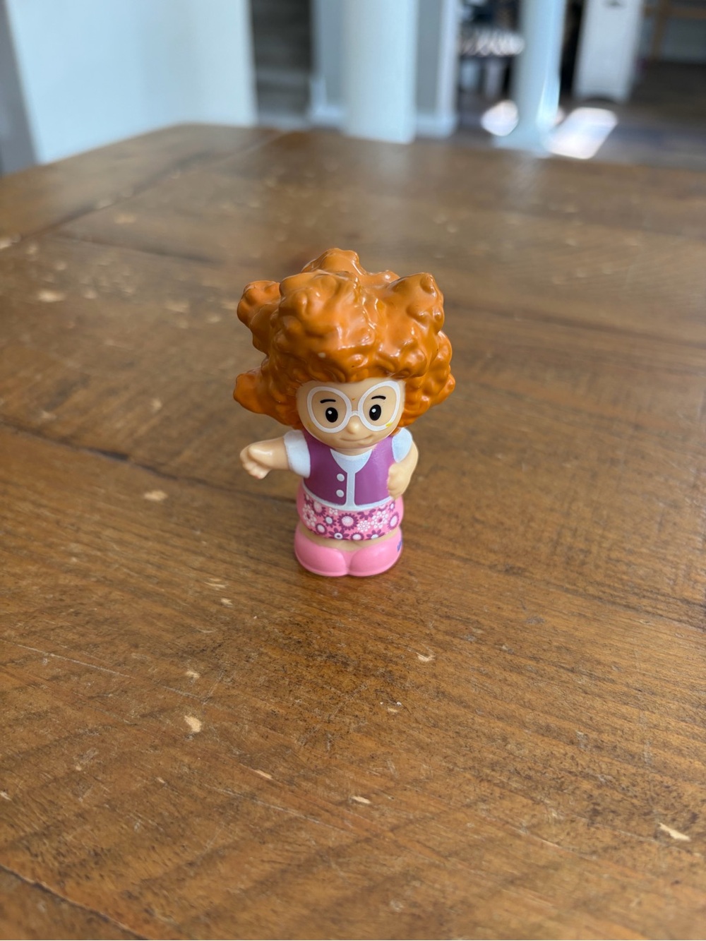 Fisher Price Little People Sophie purple dress as is